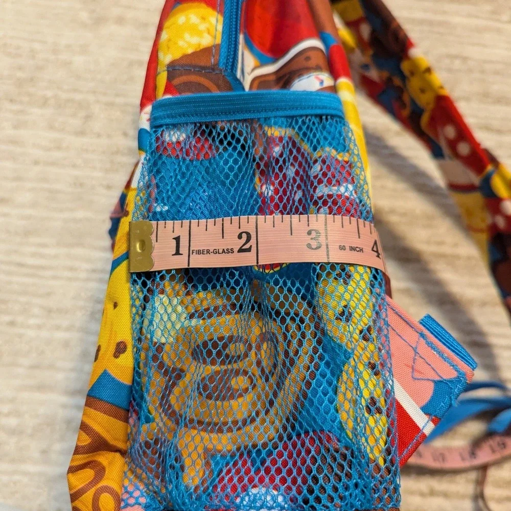 Disney Parks Snack Icon Print Backpack Unisex Blue Mickey‎ Waffles Dole Whip